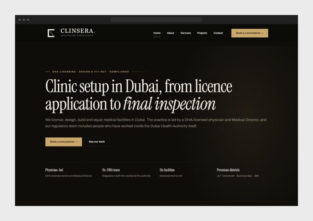 Clinsera homepage hero